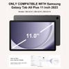 Backlit Keyboard Case for Samsung Galaxy Tab A9 Plus 11 Inch 2023, Detachable Keyboard for Galaxy A9+ Plus with Pen Holder, Colors Backlight, Keypad Cover for Samsung Tab 11'' SM-X210/X216/X218, Grey view 2