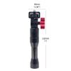 BGNing Carbon Fiber Selfie Stick Monopod 1/4 Screw Extension w/Magnetic Base Compatible with Action Cameras (1 4 Turntable 132mm) view 2