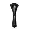 100Pcs Black Cable Ties High Tensile Strength Uv Resistant Self-Locking Home Office Cord Management-2.8X30 view 1