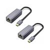 2 Pack USB C to Ethernet Adapter 1000Mbps for MacBook Pro/Air view 1