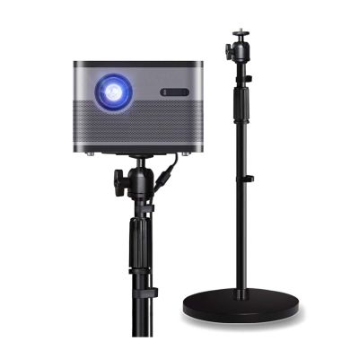 Adjustable Projector Stand Mount, 360 Adjustable Height , Heavy Duty Metal Construction, Compact Projector Stand for Office, Home, Stage, and Studio