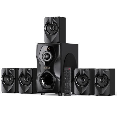 Bobtot Surround Sound System Home Theater Speakers - 5.25" Subwoofer 700 Watts Peak Power 5.1/2.1Wired Stereo Speaker System Strong Bass with Bluetooth ARC Optical Input