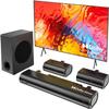Hiwill Dolby Atmos Sound bar 5.1ch Sound bar for Smart TV with Soundbar, 3D Surround Sound System for TV Speakers, Wired subwoofer, BT 5.3, 4K HDR Pass-Through, HDMI in/eARC A51 view 1