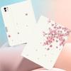 Cherry Blossom Case for iPad 9th/8th/7th Generation 10.2" 2021/2020/2019,Floral Flower Textured Folio Case with Pencil Holder Multi-Angle View Adjustable Stand Auto Wake/Sleep Cover for Women view 2