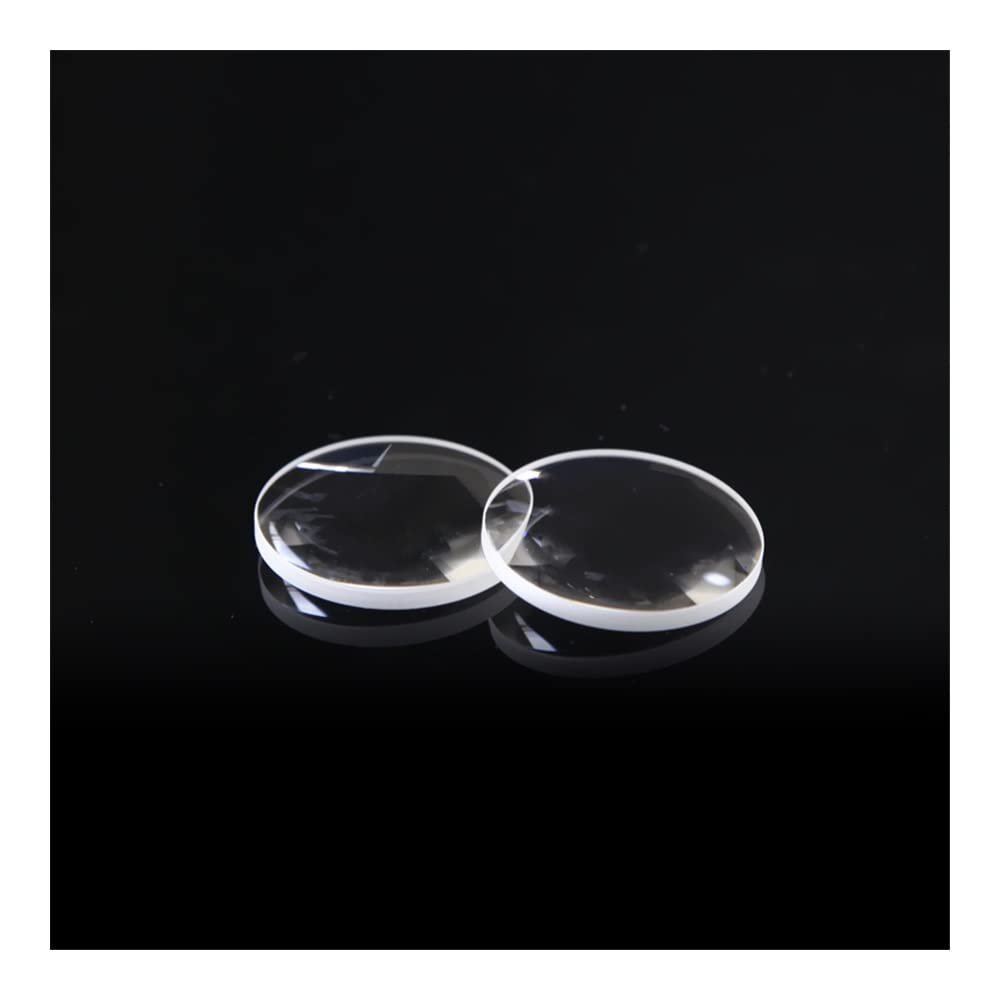Lab Microscope Slides 2pcs Diameter 11.6mm,Focal Length 20mm Biconvex Lens,Thickness 4.8mm,H-K9L Optical Glass Material,Anti-Reflection Coating 420-700nm Microscope Parts