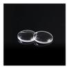 Lab Microscope Slides 2pcs Diameter 11.6mm,Focal Length 20mm Biconvex Lens,Thickness 4.8mm,H-K9L Optical Glass Material,Anti-Reflection Coating 420-700nm Microscope Parts view 1
