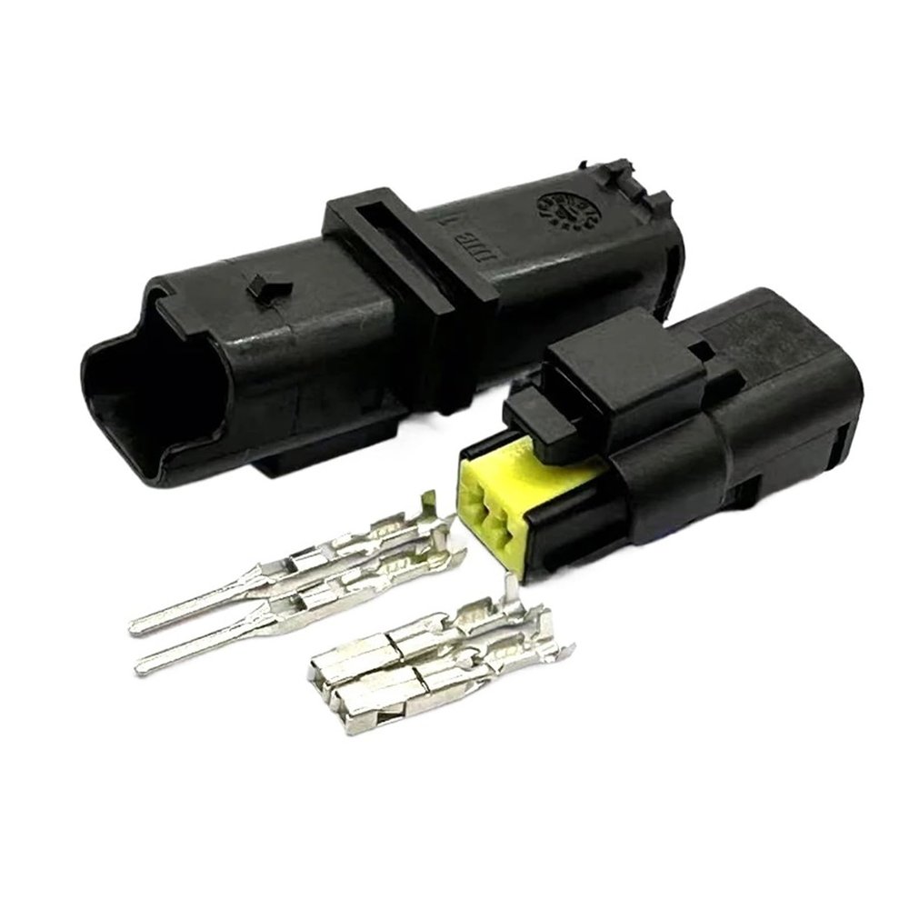 1 Set 2 Pin 211PL022S0049 211PC022S0049 Male Female Car Connector Water Temperature Sensor(Ivory,5 Sets)