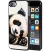 AIRWEE Case for iPod Touch 5th/6th/7th Generation, Slim Fit Shockproof & Lightweight Durable Cover for Apple iPod Touch, Drop Protection Hard PC Shell for Women Girls Men, Cute Panda view 1