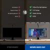 NEEWER Basics 32.5" Clip On Desktop LED Light for Home Office, 23W LED Dimmable Architect Lamp with Table Desk Clamp, 5 Light Bars, Computer Drafting Video Conference Atmosphere Lighting, DL01 view 3