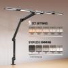 NEEWER Basics 32.5" Clip On Desktop LED Light for Home Office, 23W LED Dimmable Architect Lamp with Table Desk Clamp, 5 Light Bars, Computer Drafting Video Conference Atmosphere Lighting, DL01 view 4