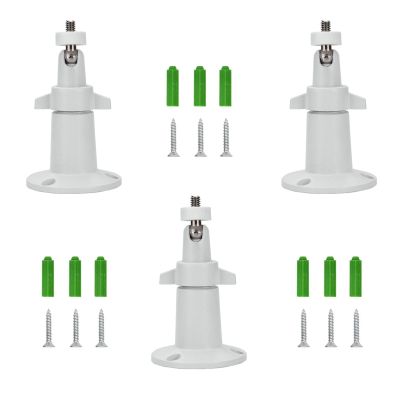DBEIXIWEI 3Set Security Camera Wall Mounts Stands Support 360 Swivel & 90 Tilt Suitable for Arlo Pro Smart Cameras