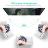16:9 HD Foldable Portable Outdoor Projector Screen, Anti-Crease Movie Projection Screens with Carry Bag, Hooks, Ropes, Idea for Home Cinema, Garden Party(133in) view 2