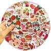 50 Pcs Cute Red Strawberry Stickers Boys Girls Kids Teens, Waterproof Stickers for Phone Laptop Flasks Water Bottle Luggage Scrapbook Cup Bike Car, Cute Decals Stickers Pack(Strawberry) view 3