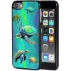 AIRWEE Case for iPod Touch 5th/6th/7th Generation, Slim Fit Shockproof & Lightweight Durable Cover for Apple iPod Touch, Drop Protection Hard PC Shell for Women Girls Men, Green Turtle view 1