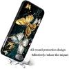 AIRWEE Case for iPod Touch 5th/6th/7th Generation, Slim Fit Shockproof & Lightweight Durable Cover for Apple iPod Touch, Drop Protection Hard PC Shell for Women Girls Men, Platinum Butterfly view 4