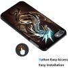 AIRWEE Case for iPod Touch 5th/6th/7th Generation, Slim Fit Shockproof & Lightweight Durable Cover for Apple iPod Touch, Drop Protection Hard PC Shell for Women Girls Men, Flash Dragon view 3