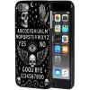 AIRWEE Case for iPod Touch 5th/6th/7th Generation, Slim Fit Shockproof & Lightweight Durable Cover for Apple iPod Touch, Drop Protection Hard PC Shell for Women Girls Men, Black Ouija Board view 1