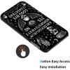 AIRWEE Case for iPod Touch 5th/6th/7th Generation, Slim Fit Shockproof & Lightweight Durable Cover for Apple iPod Touch, Drop Protection Hard PC Shell for Women Girls Men, Black Ouija Board view 3