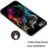 AIRWEE Case for iPod Touch 5th/6th/7th Generation, Slim Fit Shockproof & Lightweight Durable Cover for Apple iPod Touch, Drop Protection Hard PC Shell for Women Girls Men, Music Cat view 3