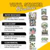 10 Pcs Funny Plant Lover Stickers  Indoor Plant-Themed Waterproof Vinyl Decals for Water Bottle, Laptop, Garden Journal  Gift for Gardeners, Moms & Dads view 2