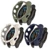 3 Pack Case for Garmin Quatix 8 51mm Screen Protector Protective Case, Flexible TPU Screen Protector Case Scratch-Resistant Cover Protective Case for Fenix 8 Solar 51 mm (Beige/Green/Blue) view 1