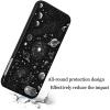 AIRWEE Case for iPod Touch 5th/6th/7th Generation, Slim Fit Shockproof & Lightweight Durable Cover for Apple iPod Touch, Drop Protection Hard PC Shell for Women Girls Men, Black and White Galaxy view 4
