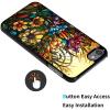 AIRWEE Case for iPod Touch 5th/6th/7th Generation, Slim Fit Shockproof & Lightweight Durable Cover for Apple iPod Touch, Drop Protection Hard PC Shell for Women Girls Men, Glass Flower view 3