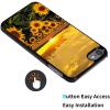 AIRWEE Case for iPod Touch 5th/6th/7th Generation, Slim Fit Shockproof & Lightweight Durable Cover for Apple iPod Touch, Drop Protection Hard PC Shell for Women Girls Men, Sunset Sunflower view 3