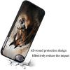 AIRWEE Case for iPod Touch 5th/6th/7th Generation, Slim Fit Shockproof & Lightweight Durable Cover for Apple iPod Touch, Drop Protection Hard PC Shell for Women Girls Men, Brown Horse view 4