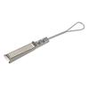 5 Pieces 201 Stainless Drop Fiber Cable Clamp FTTH Clamp Wedge Type Tension Adjustable Fix Fastener Stainless view 1