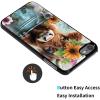 AIRWEE Case for iPod Touch 5th/6th/7th Generation, Slim Fit Shockproof & Lightweight Durable Cover for Apple iPod Touch, Drop Protection Hard PC Shell for Women Girls Men, Cute Iron Barrel Cow view 3