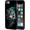 AIRWEE Case for iPod Touch 5th/6th/7th Generation, Slim Fit Shockproof & Lightweight Durable Cover for Apple iPod Touch, Drop Protection Hard PC Shell for Women Girls Men, White Tiger view 1