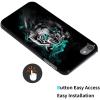 AIRWEE Case for iPod Touch 5th/6th/7th Generation, Slim Fit Shockproof & Lightweight Durable Cover for Apple iPod Touch, Drop Protection Hard PC Shell for Women Girls Men, White Tiger view 3