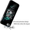 AIRWEE Case for iPod Touch 5th/6th/7th Generation, Slim Fit Shockproof & Lightweight Durable Cover for Apple iPod Touch, Drop Protection Hard PC Shell for Women Girls Men, White Tiger view 4