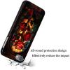 AIRWEE Case for iPod Touch 5th/6th/7th Generation, Slim Fit Shockproof & Lightweight Durable Cover for Apple iPod Touch, Drop Protection Hard PC Shell for Women Girls Men, Red Rose view 4