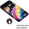 AIRWEE Case for iPod Touch 5th/6th/7th Generation, Slim Fit Shockproof & Lightweight Durable Cover for Apple iPod Touch, Drop Protection Hard PC Shell for Women Girls Men, Rainbow Elephant view 3