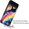 AIRWEE Case for iPod Touch 5th/6th/7th Generation, Slim Fit Shockproof & Lightweight Durable Cover for Apple iPod Touch, Drop Protection Hard PC Shell for Women Girls Men, Rainbow Elephant view 4
