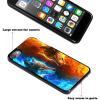 AIRWEE Case for iPod Touch 5th/6th/7th Generation, Slim Fit Shockproof & Lightweight Durable Cover for Apple iPod Touch, Drop Protection Hard PC Shell for Women Girls Men, Red and Blue Wolf view 4
