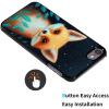 AIRWEE Case for iPod Touch 5th/6th/7th Generation, Slim Fit Shockproof & Lightweight Durable Cover for Apple iPod Touch, Drop Protection Hard PC Shell for Women Girls Men, Cute Fox view 3