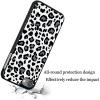 AIRWEE Case for iPod Touch 5th/6th/7th Generation, Slim Fit Shockproof & Lightweight Durable Cover for Apple iPod Touch, Drop Protection Hard PC Shell for Women Girls Men, Black and White Cow Print view 4