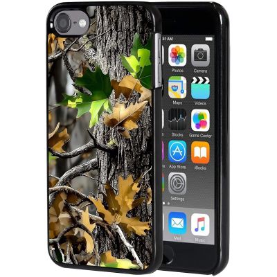 AIRWEE Case for iPod Touch 5th/6th/7th Generation, Slim Fit Shockproof & Lightweight Durable Cover for Apple iPod Touch, Drop Protection Hard PC Shell for Women Girls Men, Camouflage Deadwood Tree