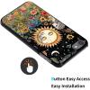 AIRWEE Case for iPod Touch 5th/6th/7th Generation, Slim Fit Shockproof & Lightweight Durable Cover for Apple iPod Touch, Drop Protection Hard PC Shell for Women Girls Men, Floral Sun Girl view 3