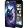 AIRWEE Case for iPod Touch 5th/6th/7th Generation, Slim Fit Shockproof & Lightweight Durable Cover for Apple iPod Touch, Drop Protection Hard PC Shell for Women Girls Men, Nebula Cat view 1