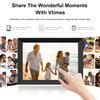 10.1'' WiFi Smart Picture Frame with AI Painting, 1280x800 IPS Touch Screen Digital Picture Frames Load from Phone, 16GB, Auto-Rotate, Send Wishes, Share Memories via Free App Anywhere view 2