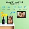 10.1'' WiFi Smart Picture Frame with AI Painting, 1280x800 IPS Touch Screen Digital Picture Frames Load from Phone, 16GB, Auto-Rotate, Send Wishes, Share Memories via Free App Anywhere view 3