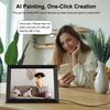 10.1'' WiFi Smart Picture Frame with AI Painting, 1280x800 IPS Touch Screen Digital Picture Frames Load from Phone, 16GB, Auto-Rotate, Send Wishes, Share Memories via Free App Anywhere view 4