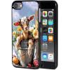 AIRWEE Case for iPod Touch 5th/6th/7th Generation, Slim Fit Shockproof & Lightweight Durable Cover for Apple iPod Touch, Drop Protection Hard PC Shell for Women Girls Men, Flower Lamb view 1