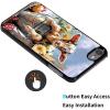 AIRWEE Case for iPod Touch 5th/6th/7th Generation, Slim Fit Shockproof & Lightweight Durable Cover for Apple iPod Touch, Drop Protection Hard PC Shell for Women Girls Men, Flower Lamb view 3