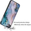 AIRWEE Case for iPod Touch 5th/6th/7th Generation, Slim Fit Shockproof & Lightweight Durable Cover for Apple iPod Touch, Drop Protection Hard PC Shell for Women Girls Men, Blue Marble view 4