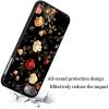 AIRWEE Case for iPod Touch 5th/6th/7th Generation, Slim Fit Shockproof & Lightweight Durable Cover for Apple iPod Touch, Drop Protection Hard PC Shell for Women Girls Men, White and Red Rose view 4